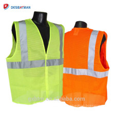 High Visibility Class 2 Cheap Safety Work Reflective Vest With Hook & loop